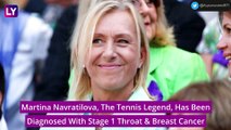 Tennis Legend Martina Navratilova Diagnosed With Stage 1 Throat And Breast Cancer