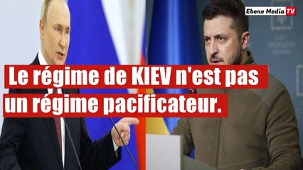 Arrêter de croire que l`Ukraine est pacificateur: La Russie frappe un grand coup.