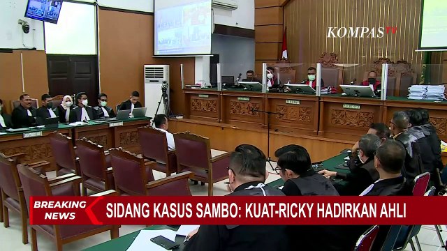 Ricky Rizal dan Kuat Maruf Hadirkan Ahli Meringankan dalam Persidangan Kasus Ferdy Sambo