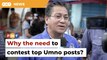 Contest for top Umno post risks dividing party, says Nur Jazlan