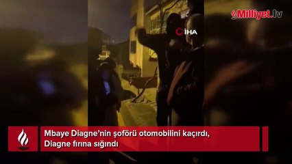 Mbaye Diagne'nin başına gelen akılalmaz olay! Şoför sırra kadem bastı