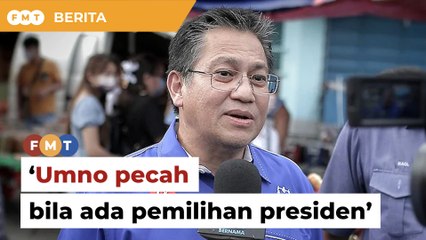 Sejarah bukti Umno pecah bila ada pemilihan presiden, kata Jazlan