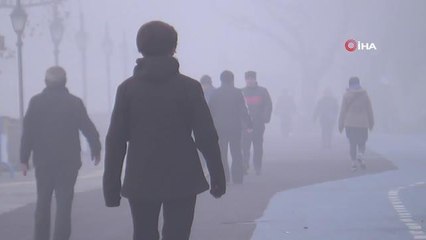 Tekirdağ'da yoğun sis etkili oluyor