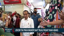 Tinjau Pasar Tanah Abang Usai PPKM Dicabut, Jokowi: Semoga Pedagang Optimis di 2023