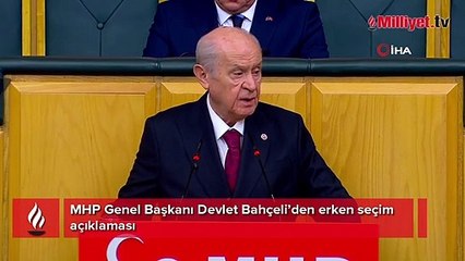 Seçim tarihi erkene çekilecek mi? Bahçeli: İki seçeneğe de varız