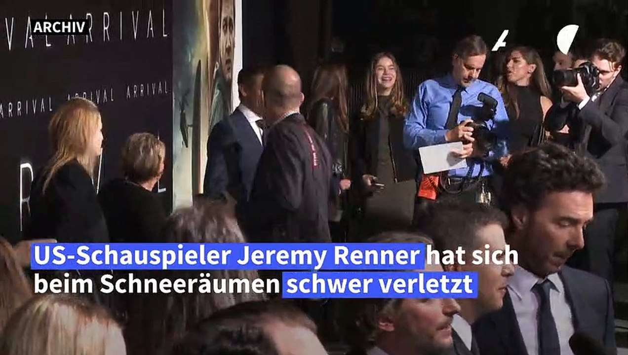 Sorge um Hollywood-Star Jeremy Renner nach Schneepflug-Unfall