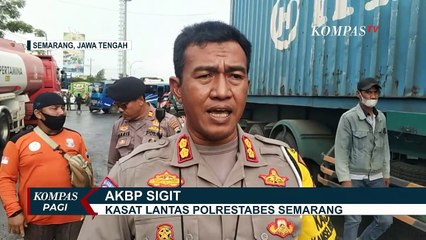 Jalur Pantura Kaligawe Terendam Banjir, Polisi Alihkan Arus Kendaraan Kecil ke Jalur Genuksari