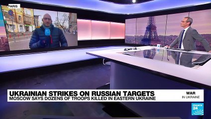 Russia says dozens of its troops killed in attack in eastern Ukraine