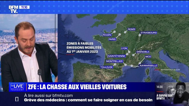 Zones à faibles émissions (ZFE): la chasse aux vieilles voitures