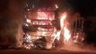 Bursa’da halk otobüsü, alev alev yandı