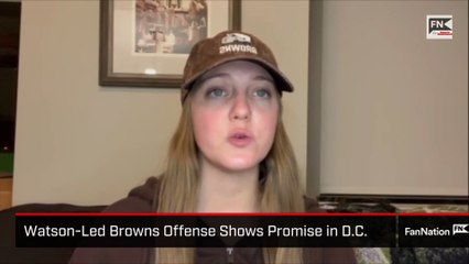 Watson Led Browns Offense Shows Promise in D.C.