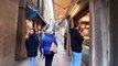Venice, Italy Walking Tour San Marco to Rialto Bridge. 4K Video