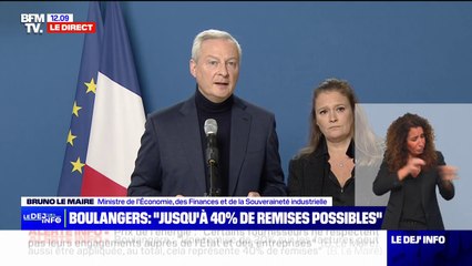 Bruno Le Maire: "Je demande aux fournisseurs d'énergie de faire plus, de faire mieux et de le faire tout de suite"