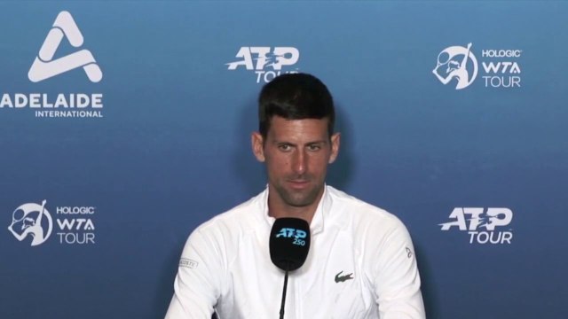 ATP - Adélaïde 2023 - Novak Djokovic : “I hope I would be well received at the Australian Open but I have no expectations”