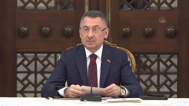 Cumhurbaşkanı Yardımcısı Oktay başkanlığında YÖK'ün düzenleme ihtiyaçlarına ilişkin toplantı