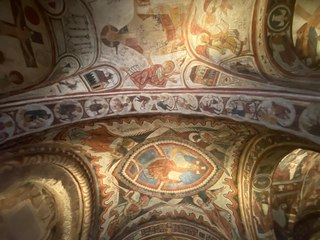 Presentada la restauración de las pinturas en el Panteón de los Reyes