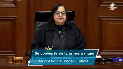 Ministra Piña rompe techo de cristal al presidir la Suprema Corte #EnPortada