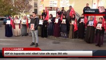 Diyarbakır'da HDP’nin kapısında evlat nöbeti tutan aile sayısı 350 oldu