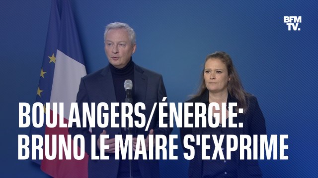 Colère des boulangers: les réponses de Bruno Le Maire face à la hausse des prix de l'énergie