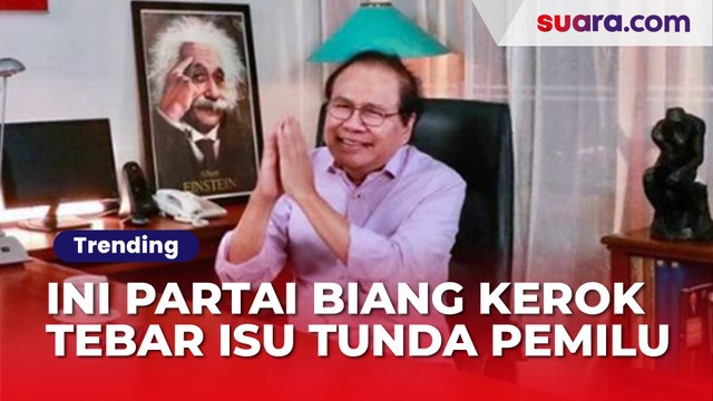 Bukan PDIP Justru Tiga Partai Ini Jadi Biang Kerok Isu Penundaan Pemilu, Rizal Ramli: Mereka Tak Siap Bertarung!