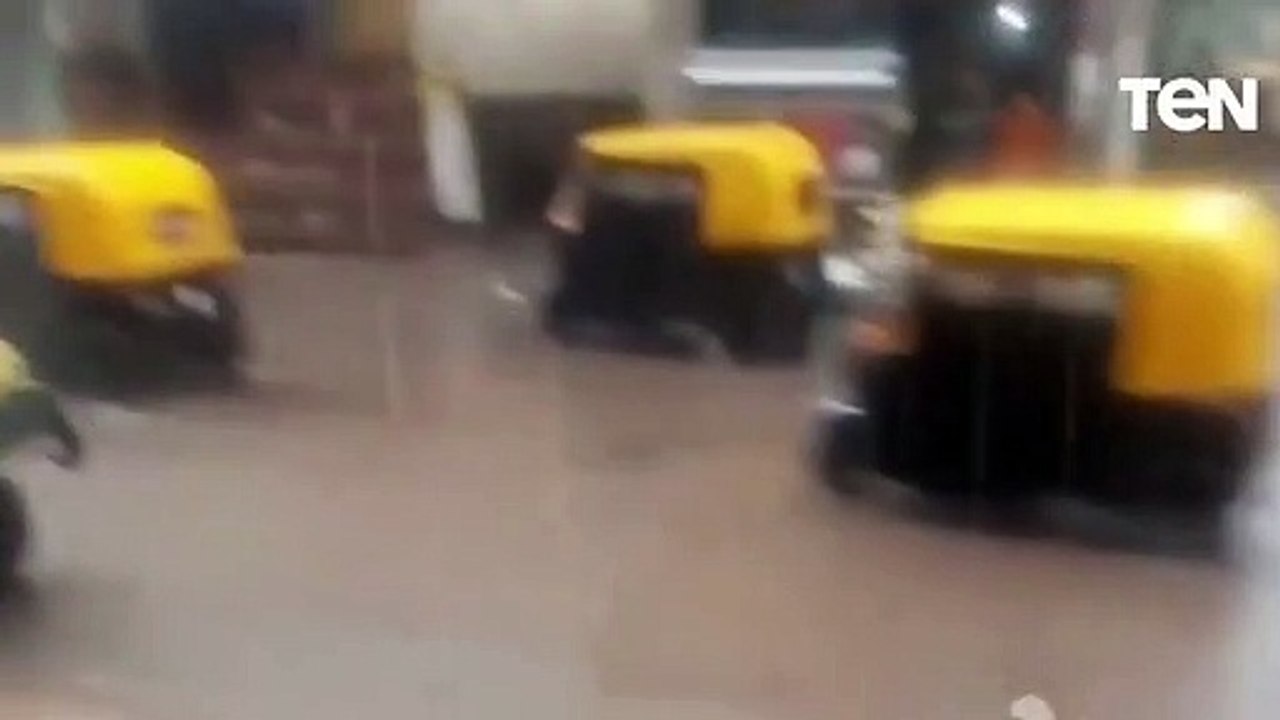 امطار غزيرة علي البحيرة والمحافظة تعلن الطوارئ