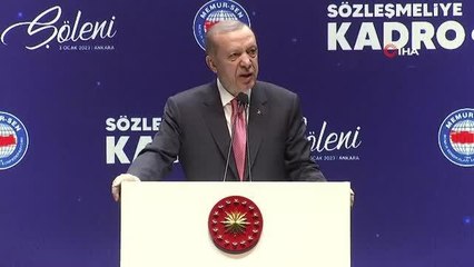 Cumhurbaşkanı Erdoğan: "Tüm memur ve emeklilerimiz için maaş artış oranı yüzde 25 olarak uygulanacak"
