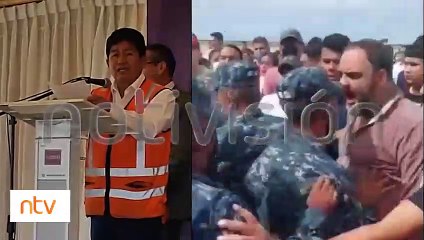 "Tenemos identificados a quienes ingresaron al aeropuerto Viru Viru", aseguró el ministro Montaño