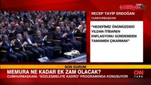 Cumhurbaşkanı Erdoğan memur ve emeklinin zam oranını açıkladı! İşte yeni maaşlar