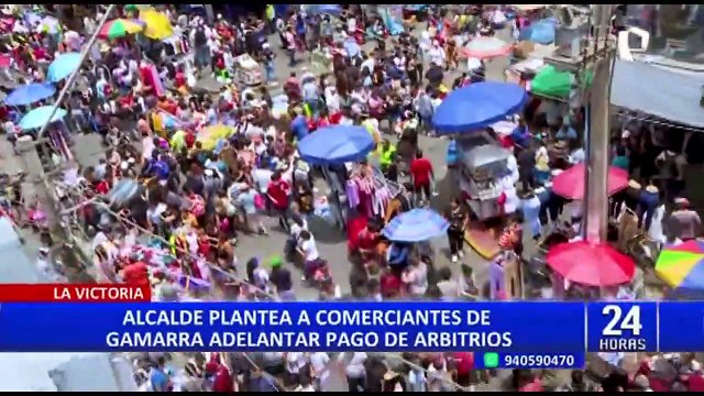 La Victoria: nuevo alcalde asegura que la cantidad de ambulantes en Gamarra se reducirá