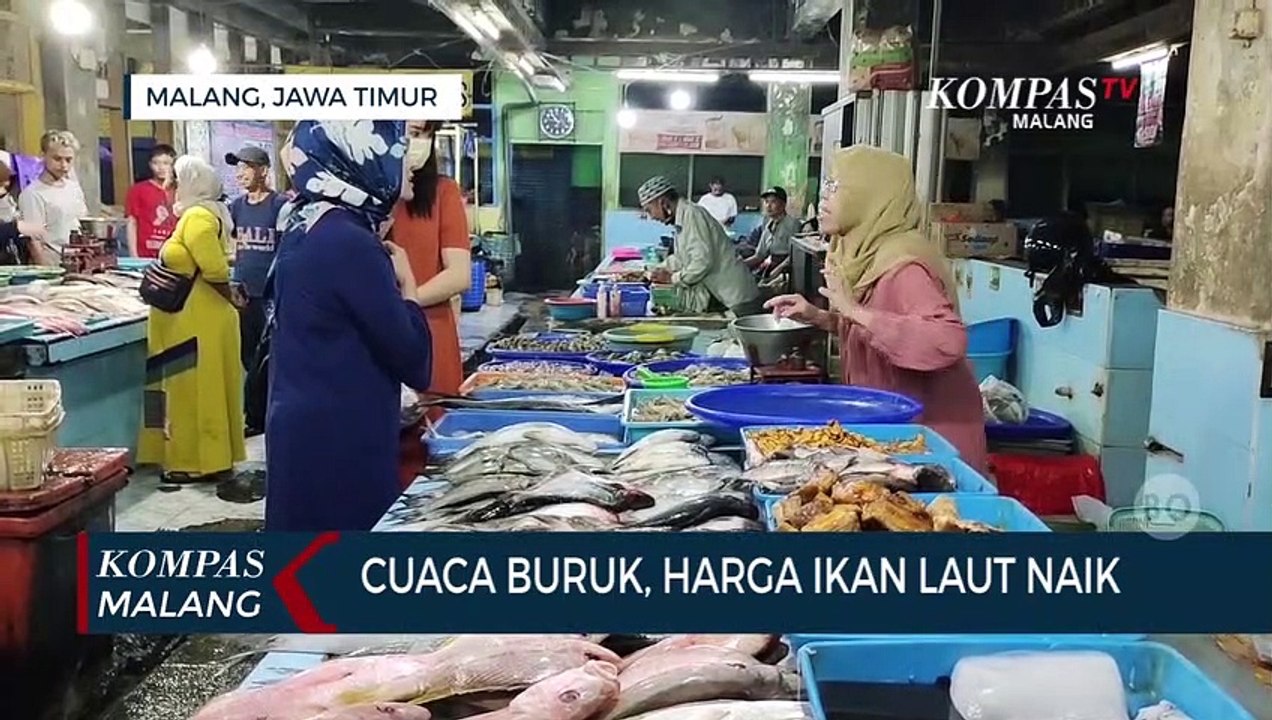 Harga Ikan Air Laut Naik, Imbas Cuaca Buruk