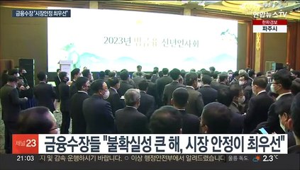 올해 금융권 화두는 "시장 안정과 리스크 관리"