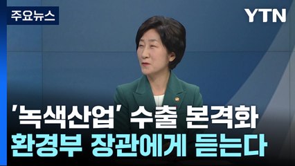 'K-택소노미'로 '녹색산업' 수출 본격화...환경부 장관에게 듣는다 / YTN