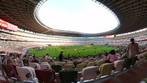 The Olympic Stadium (New National Stadium) was amazing inside and out