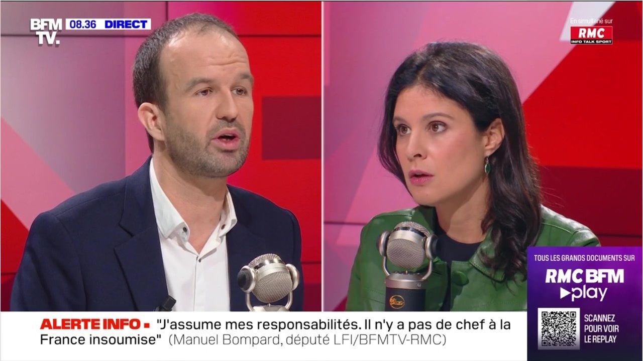 GALA VIDEO - “Vous êtes chef ou vous êtes pas chef ?” : Apolline de Malherbe tranchante avec Manuel Bompard