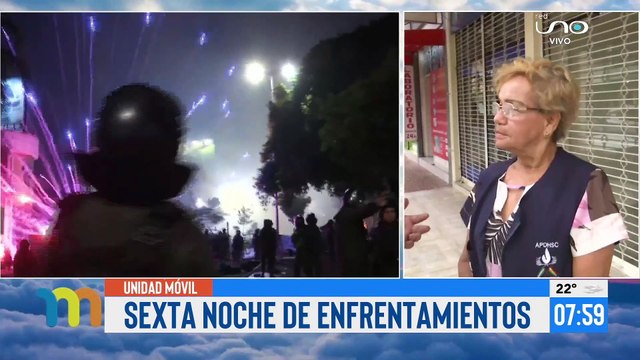 Representante ante los Derechos Humanos, observa represión policial en Santa Cruz