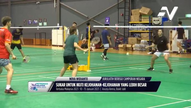 Nova Widianto sedia hadapi ujian pertama selaku Beregu Campuran negara di Terbuka Malaysia