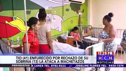 En recuperación, menor atacada con machete por su tío _lujurioso_