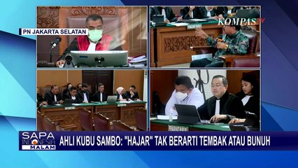 Jamin Ginting Sebut Kata Hajar dari Sambo Identik dengan Tembak dan Membunuh