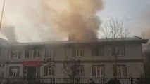 İnegöl'de İlçe Tarım ve Orman Müdürlüğü binasında çıkan yangın söndürüldü