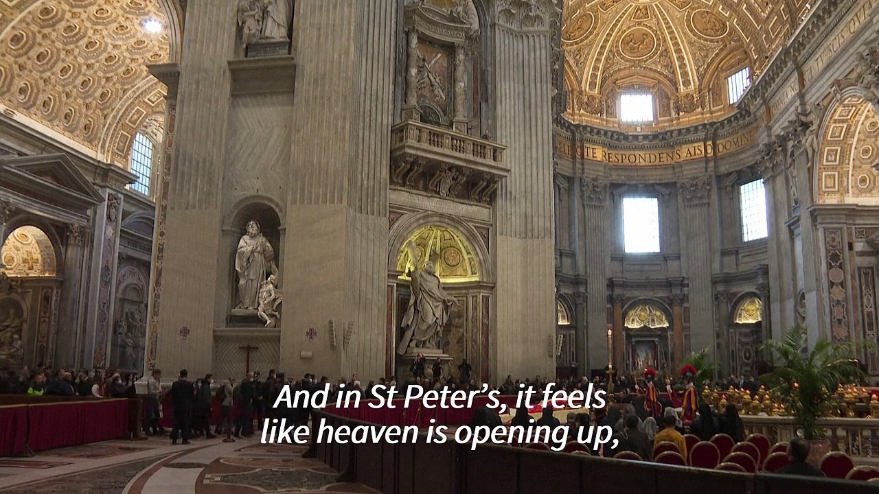 Mourners speak of joy while paying respects to Benedict XVI