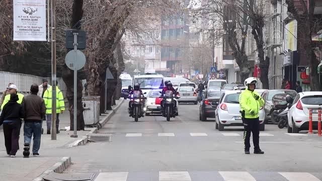 KIRKLARELİ - Görevi başında kalp krizinden ölen polis memuru defnedildi