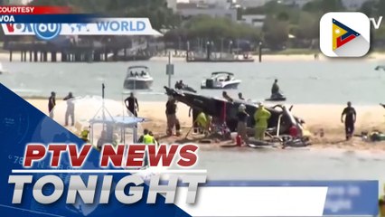 Two helicopters collide in Australia, 4 dead