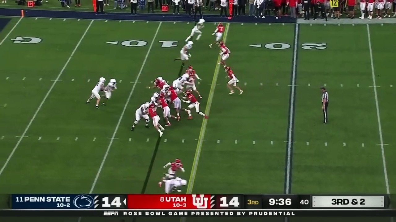 Penn State RB Nick Singleton 87 YARD TD vs Utah...