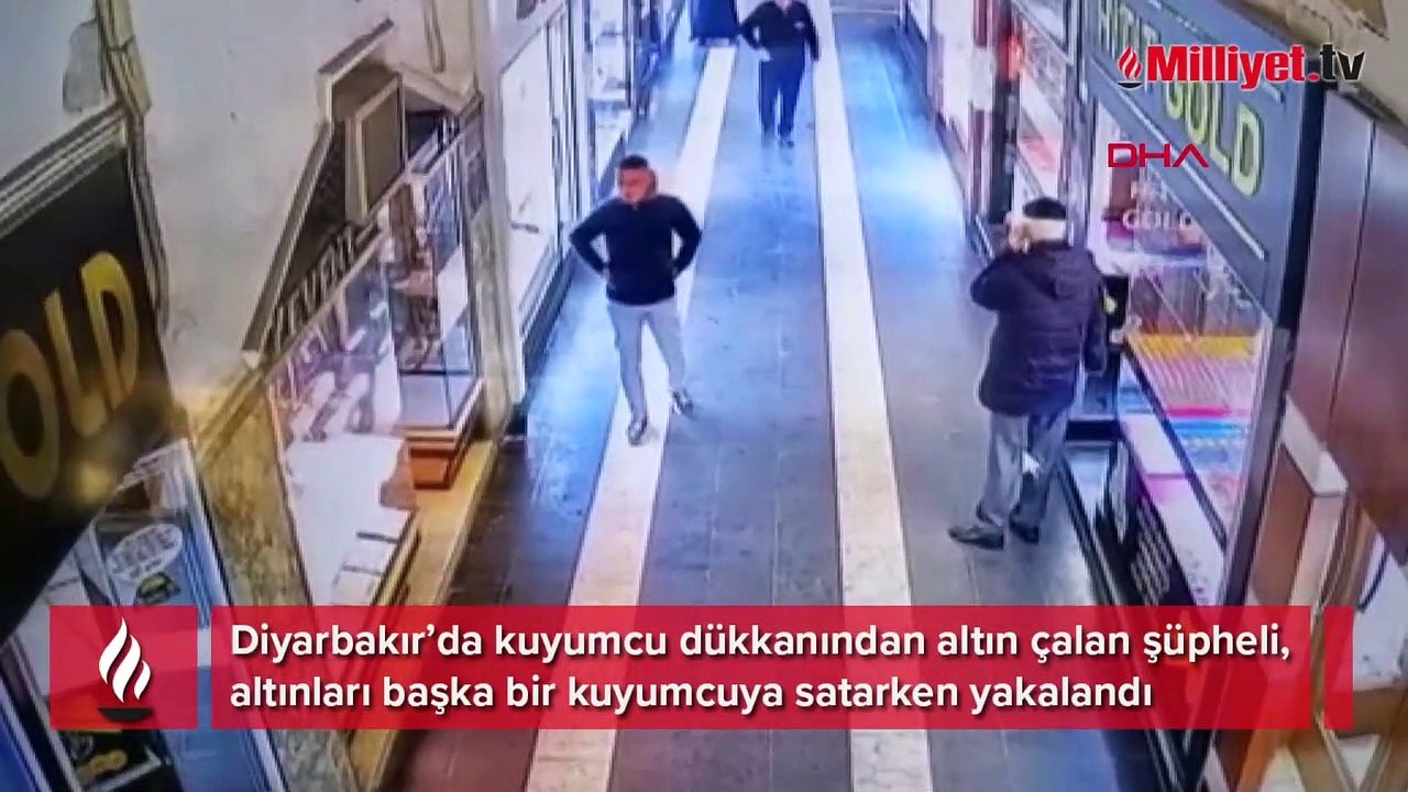 Çaldığı altınları 2,5 saat sonra satmaya çalışınca yakalandı
