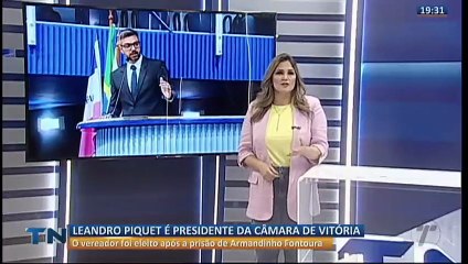 Leandro Piquet é eleito presidente da Câmara de Vitória