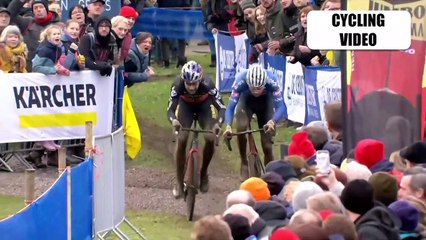Mathieu van der Poel Reacts To Herentals Crosst X²O Badkamers Trofee Race