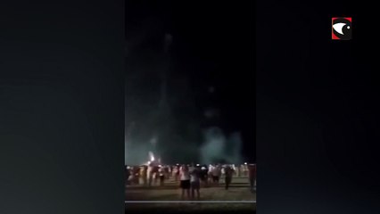 Año Nuevo: una mujer murió tras el impacto de un cohete