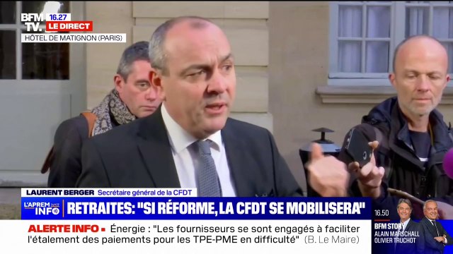 Laurent Berger (CFDT): La réforme des retraites rendra le système plus injuste
