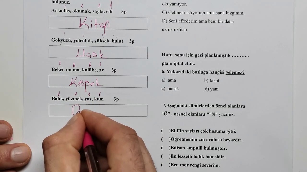 5. Sınıf OKUMA BECERİLERİ 1. Dönem 2. Yazılı Soruları ve Çözümü