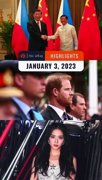 Rappler highlights: Marcos' China trip, Prince Harry, Jisoo's solo debut | January 3, 2023 | The wRap